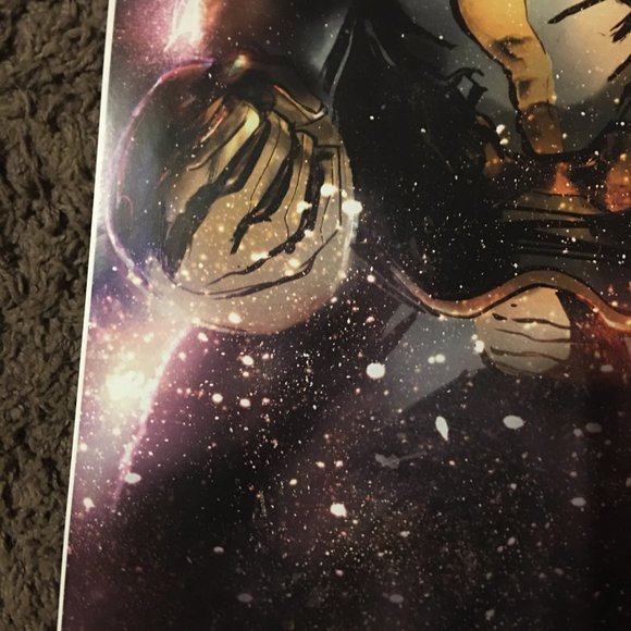 NEW, SIGNED Airborne Thanos (The Avengers, Infinity War, etc) Print - Picture 4 of 8
